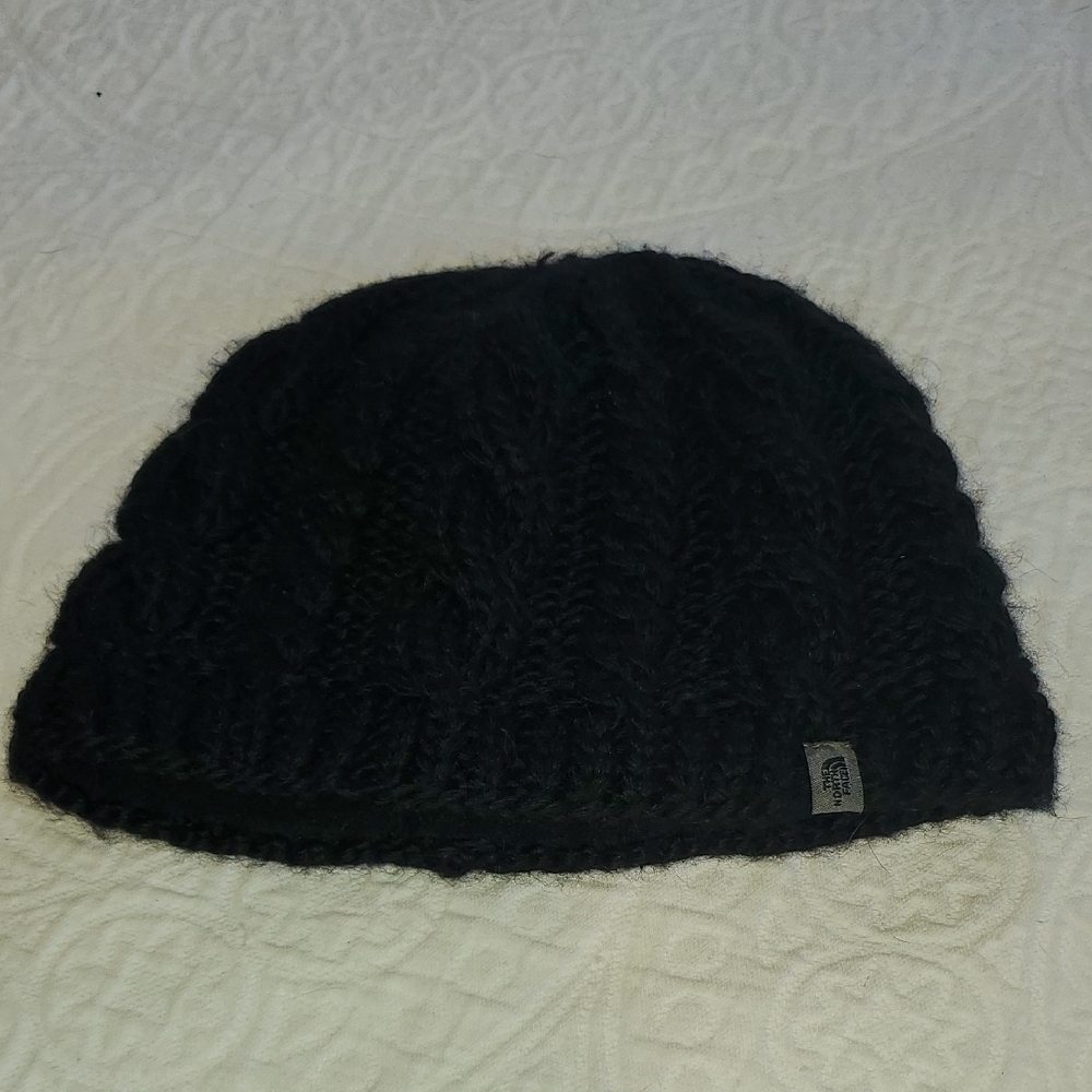 The North Face Black Cable Knit Beanie